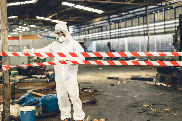 Professional Biohazard technician working in Redlands, CA